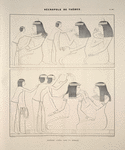 Nécropole de Thèbes. Peinture copiée dans un hypogée.