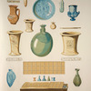 Monuments égyptiens. Vases et jeux.