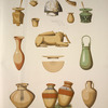 Monuments égyptiens. Vases et ustensiles.