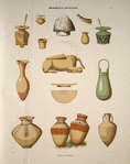 Monuments égyptiens. Vases et ustensiles.