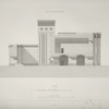 Ville. Porte ornée -- coupe suivant K.Z. (voir Pl. 12, plan).