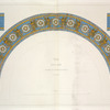Ville. Porte ornée. Ensemble de l'archivolte émaillée (état actuel).
