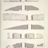 Façade m. Plans et élévations des faces sud-est, sud-ouest, nord-ouest.