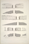 Façade m. Plans et élévations des faces sud-est, sud-ouest, nord-ouest.