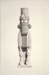 Façade m. Taureau (porte k, 1), de face.