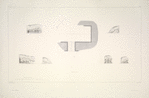Salle XIII. Plan et élévations des trois faces.