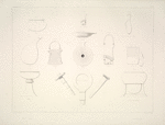 Divers vases et ustensiles.