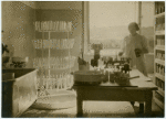 Woman working in a lab.