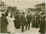 Dr. István Bározy, mayor of Budapest with his secretary, Mr. Barchy