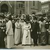 Leaving Szilagyi Dezsoter Church after Dr. Anna Shaw's sermon