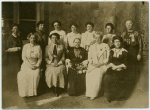 Finnish delegation. [1st row: 3rd from left: Jane  Dirnfield with other members.]
