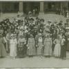 The peasants of Balmazujvaros at the 1913 Congress in Budapest, in front of Parliament.