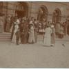 In front of Congress headquarters, Budapest, 1913.