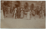 In front of Congress headquarters, Budapest, 1913.