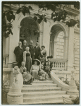 Mrs. Megyeri's reception at her villa in Budapest.