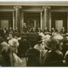 Men's League for Woman's Suffrage. Session in progress, Dr. Drysdale in Chair.
