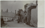 St. Ives, Cornwall, England, Franciska Schwimmer's sejours after Congress, 1913. View on a village lane.