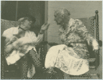 Harriet Stanton Blatch talking to Katherine  Devereux Blake.