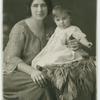 Nadja Brodsky and child, 1922