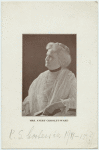 Mrs. Avery Coonley-Ward [R.S. hostess, in 1914-15?]