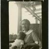 Alfhild Lamm Hubsch and son Eric, 2/7/1922