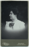 Ida Loewy, co-worker in NOE (Nat'l Ass. Of Woman Office Workers), 1895.