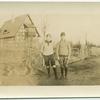 Two young men posing.