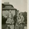 Mien Palthe and family on the terrace of their house in Oldenzaal, Holland Sept. 1932/ Jan. 4, 1933.