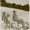 On a sleigh.