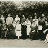 Rosika Schwimmer in Mandok (Hungary) [with the Rochlitz family] at the Rochlitz estate, 1918