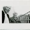 Franciska Schwimmer and Dr. Charlotte Steinberger, Budapest, 1948.