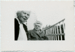 Franciska Schwimmer and Dr. Charlotte Steinberger, Budapest, 1948.