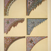 Moresque ornament from the Alhambra no. 2: Spandrils of arches.