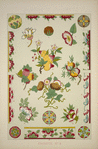 Chinese Ornament no. 1: Conventional renderings of fruit and flowers.