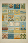 Renaissance Ornament no. 6: Ornaments from pottery at Hotel Cluny and Louvre.