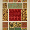Elizabethan Ornament no. 3: Painted ornaments and ornaments on woolen fabrics from the time of Henry VIII to that of Charles II.