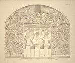 Statues in the niche (the back wall of the main chamber)