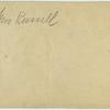 Mrs. Russell. [Mme. Russell (France). Famous sculptress, suffragist, lectured in Budapest.]