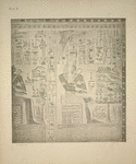 Amenhetep III is seen seated on his raised throne holding the sceptre in his left hand