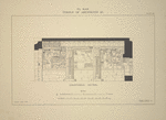 El Kab. Temple of Amenhetep III. Longitudinal section.
