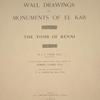 Wall drawings and monuments of El Kab. The tomb of Renni, [Title page]