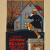 The weather man says: 'Bad weather coming. [...] Sherwin-Williams flat-tone wall paint."