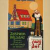 The weather man says: 'Hot spell coming. Sherwin-Williams house paint [...]'