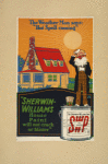 The weather man says: 'Hot spell coming. Sherwin-Williams house paint [...]'