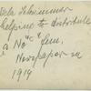 Bela Schwimmer, helping to distribute 'A Nok' fem[inist] newspaper in 1914.