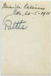 Mien Palthe, May 20, 1921.