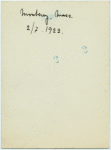 Alfhild Lamm Hubsch and son Eric, 2/7/1922