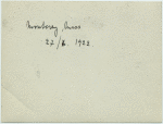 Eric Hubsch, 27/6/1922