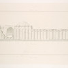 Firouz-abad [Fīrūzābād]. Palais sassanide. Façade latérale.