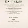 Voyage en Perse. Perse Ancienne. Planches. Tome deuxième. [Title page]